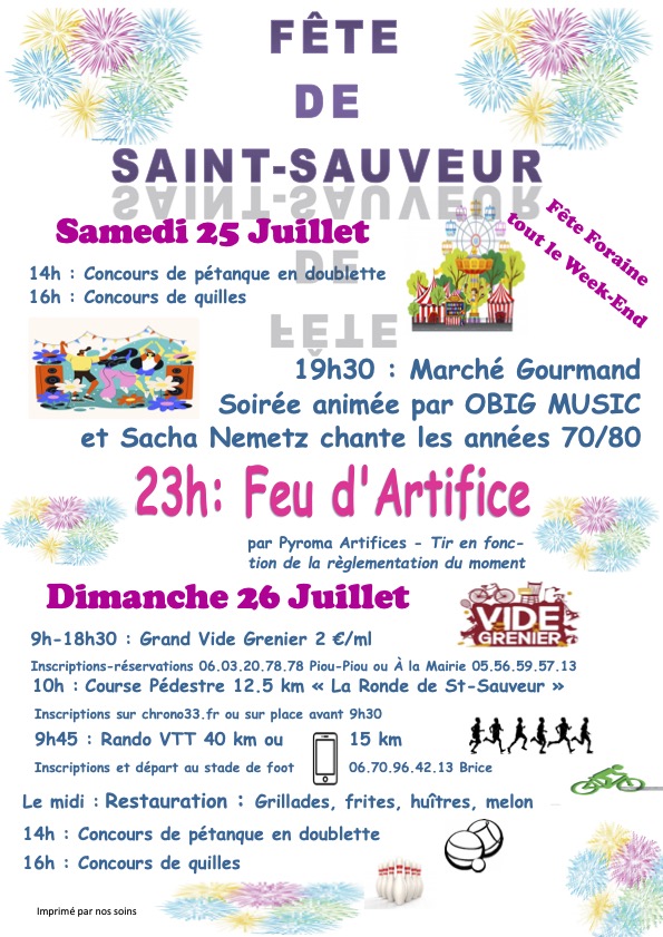 Affiche Fete locale 2026