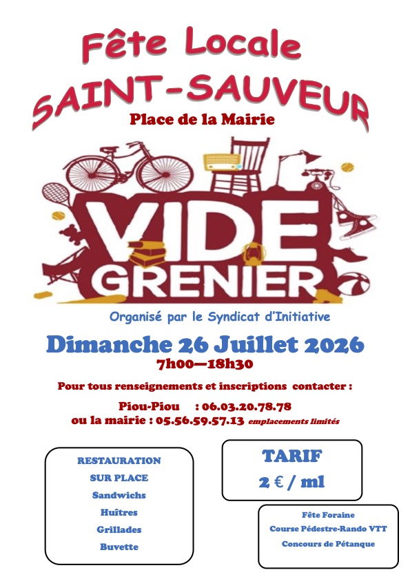 Affiche Vide Grenier