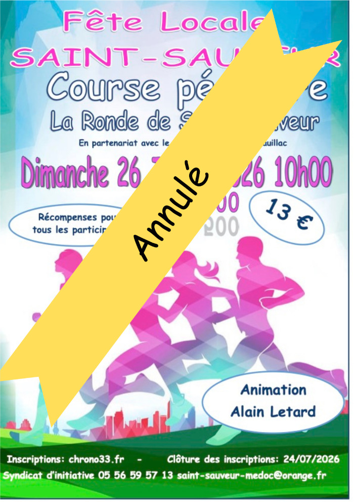 Annulation course pedestre 700