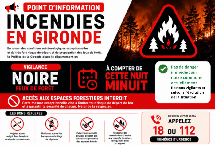Point info feu 700